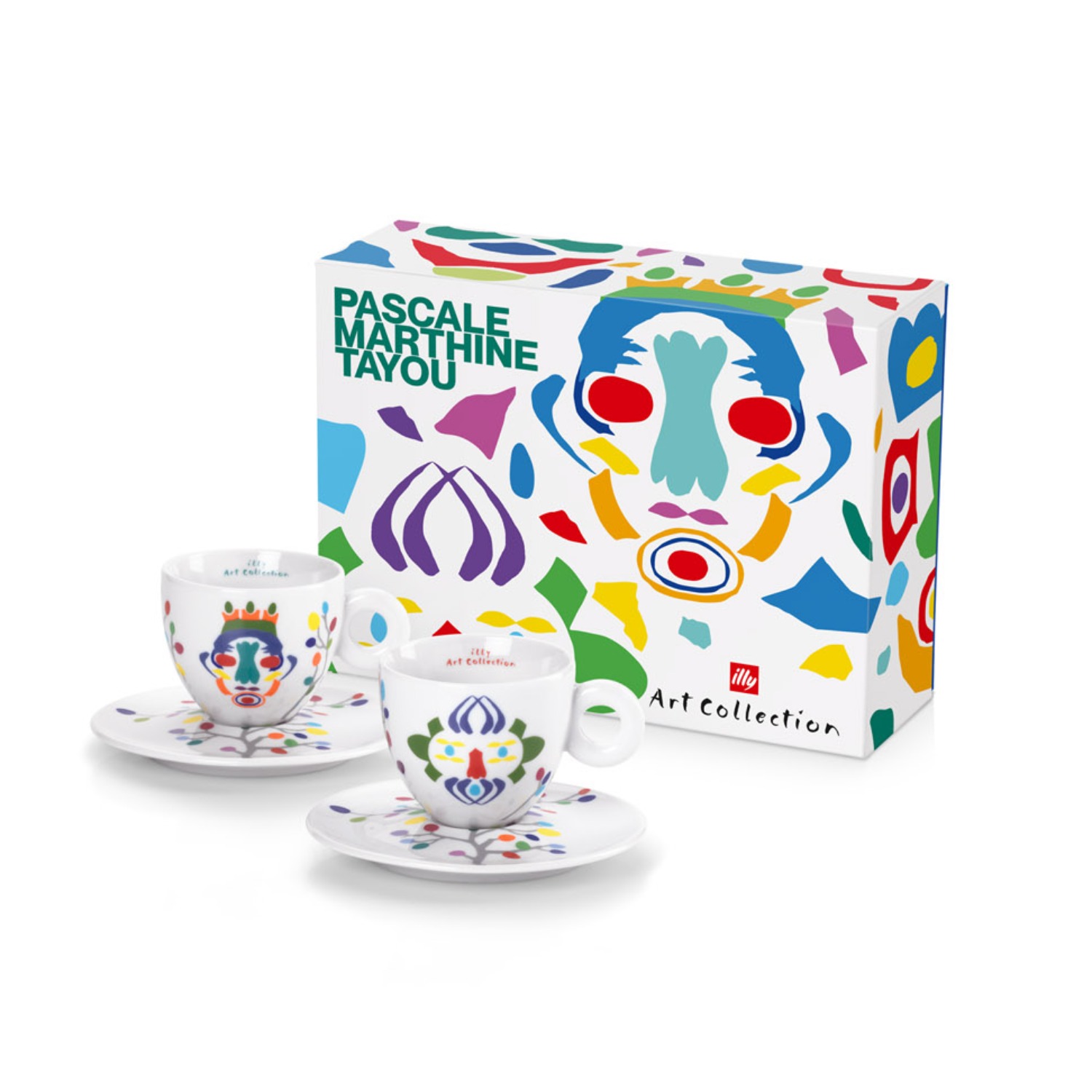 illy Art Collection PASCALE MARTHINE TAYOU Σετ Δώρου 2 Cappuccino Cups, Φλιτζάνια , 02-02-6089