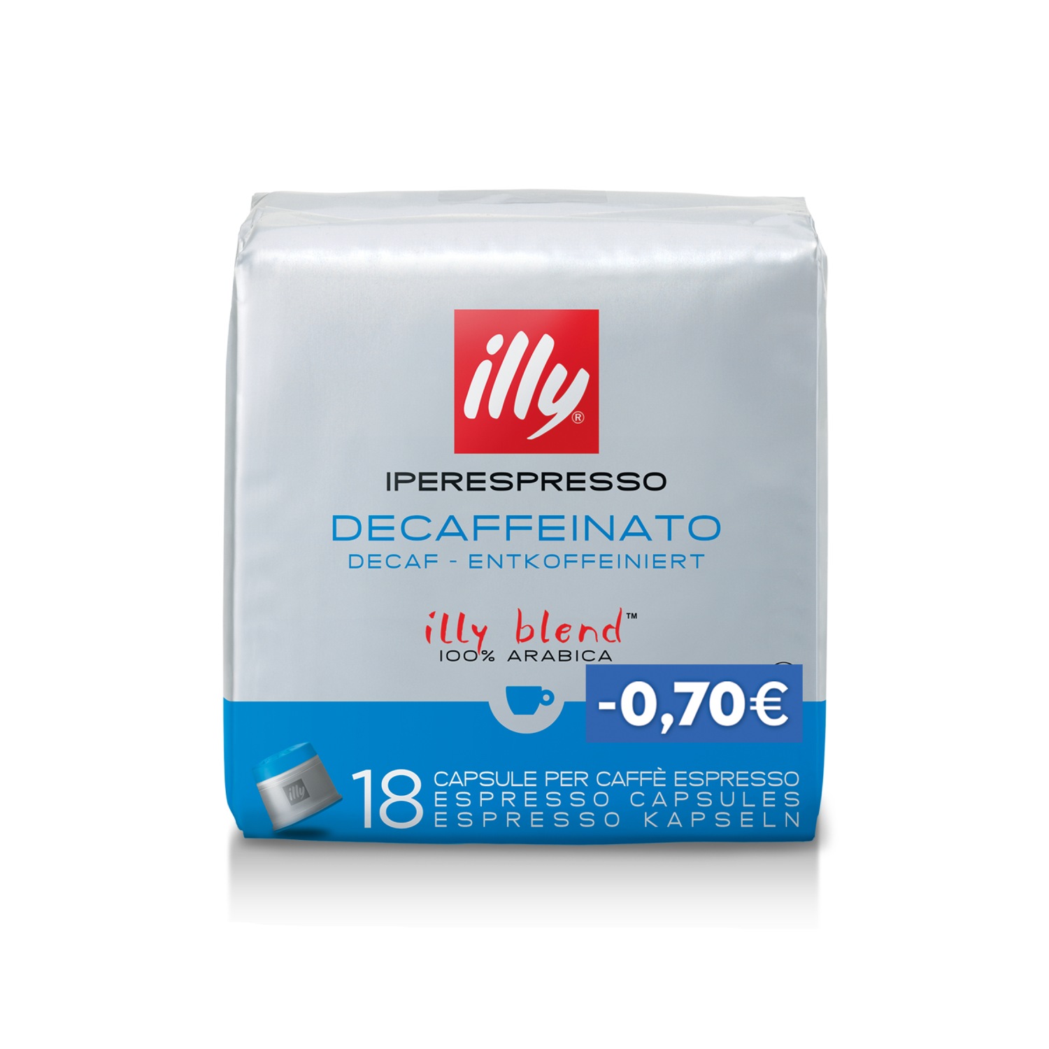 Κάψουλες Iperespresso DECAF - 18 κάψουλες (-0,70€), Χαρμάνια, 01-04-2203