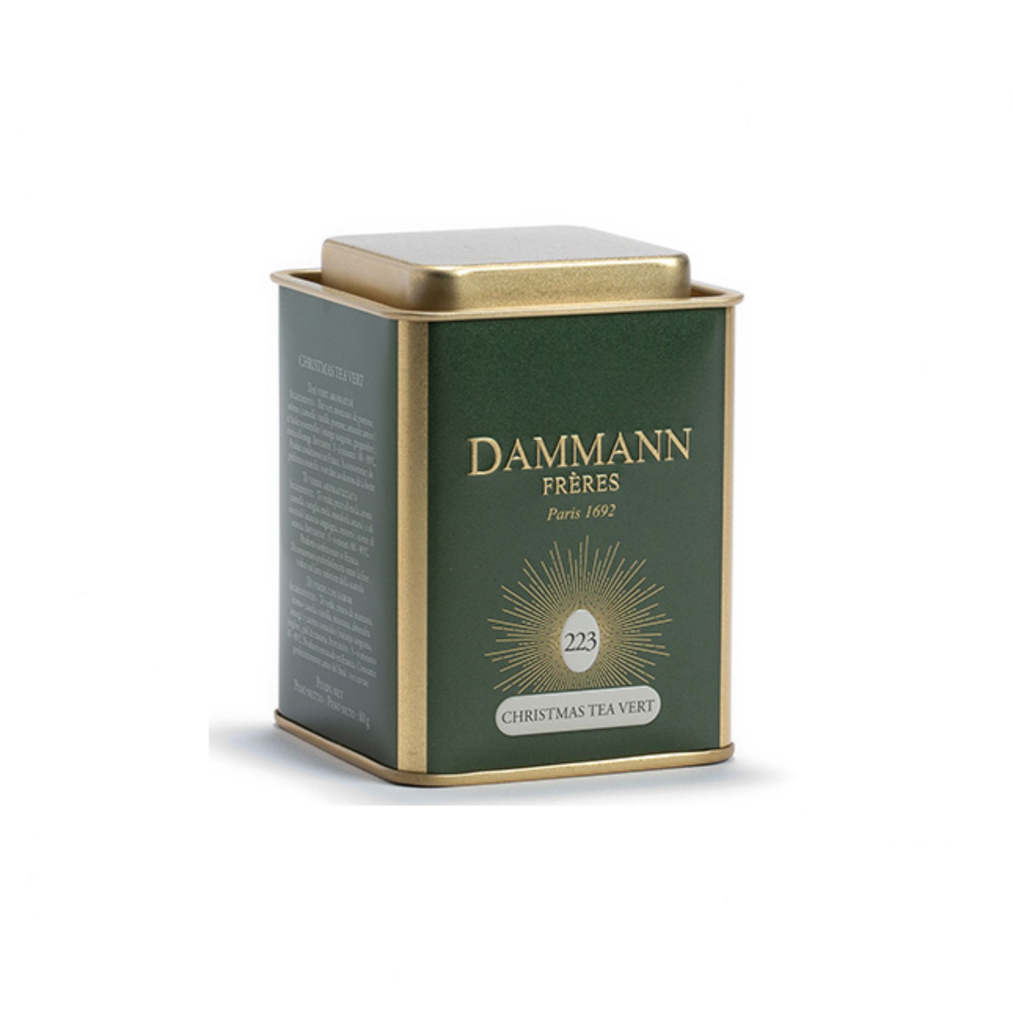Τσάι Χύμα Dammann Christmas Green Tea , Πράσινο αρωματικό τσάι , 18-20-3024